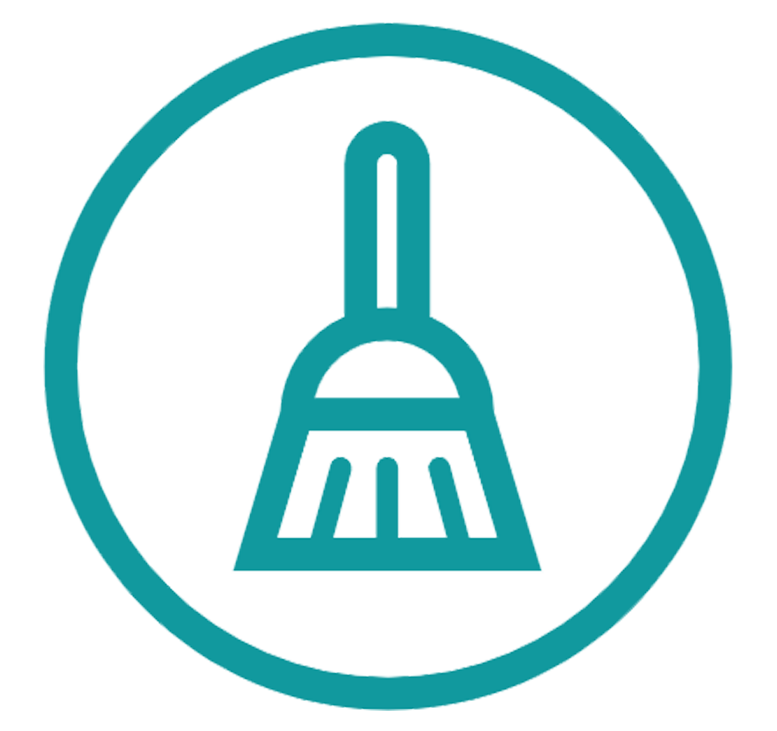 Cleanly broom icon